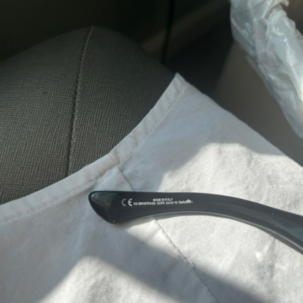 GUCCI Strass Crystal Sunglasses  Black Butterfly GG 2901 - Picture 7 of 8